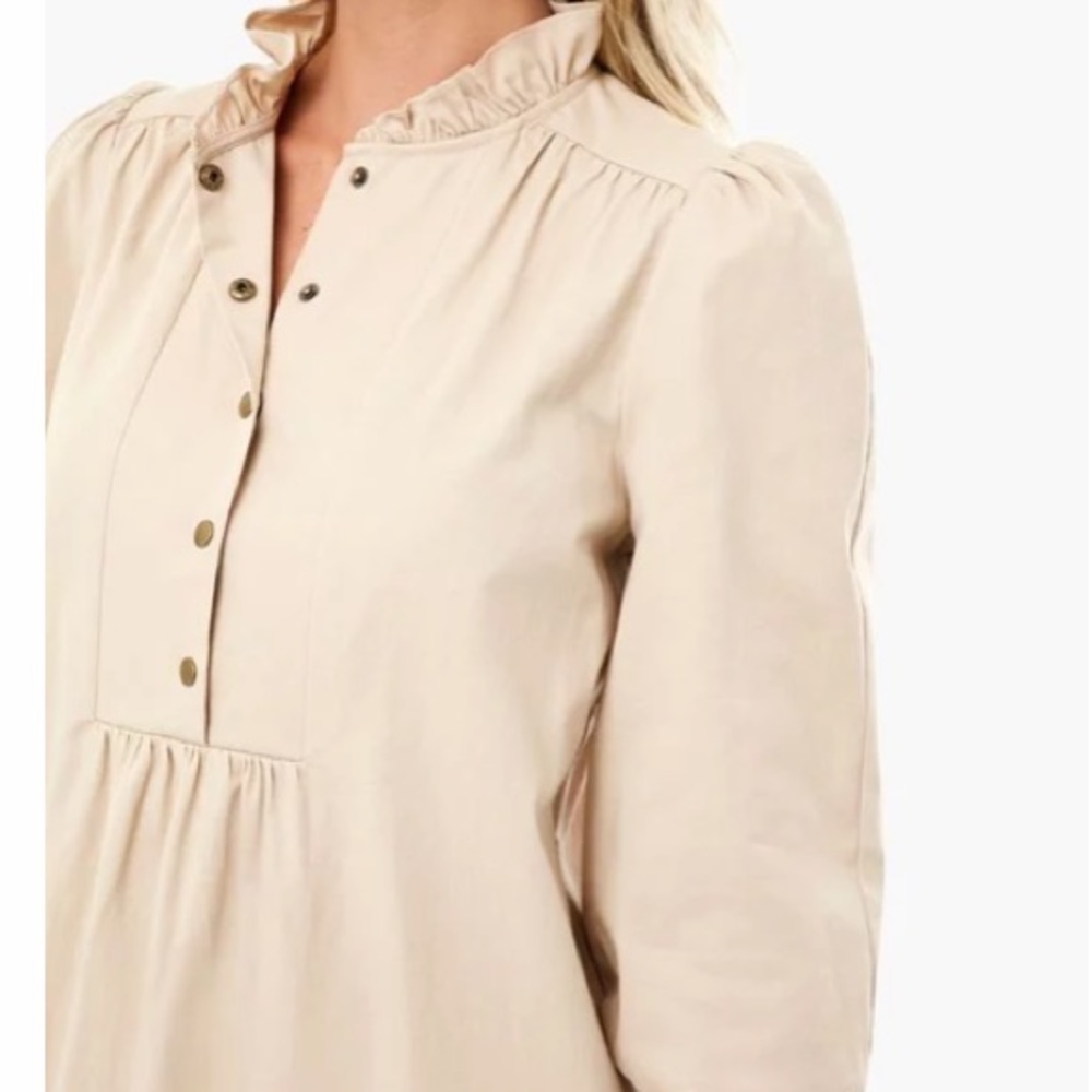 Tan Claiborne Dress POMANDER PLACE - Picture 5 of 15